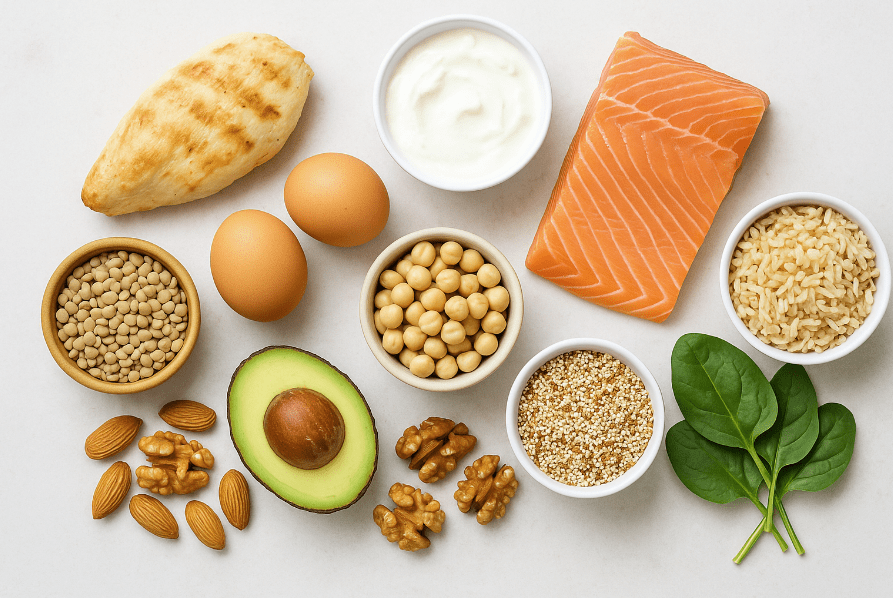 alimentos para ganar masa muscular lista y menú ejemplo