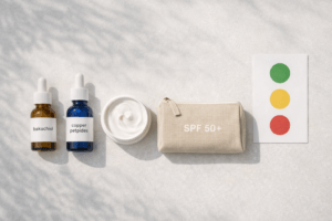 Bakuchiol y péptidos de cobre: alternativas al retinol para piel sensible (protocolo 8 semanas)