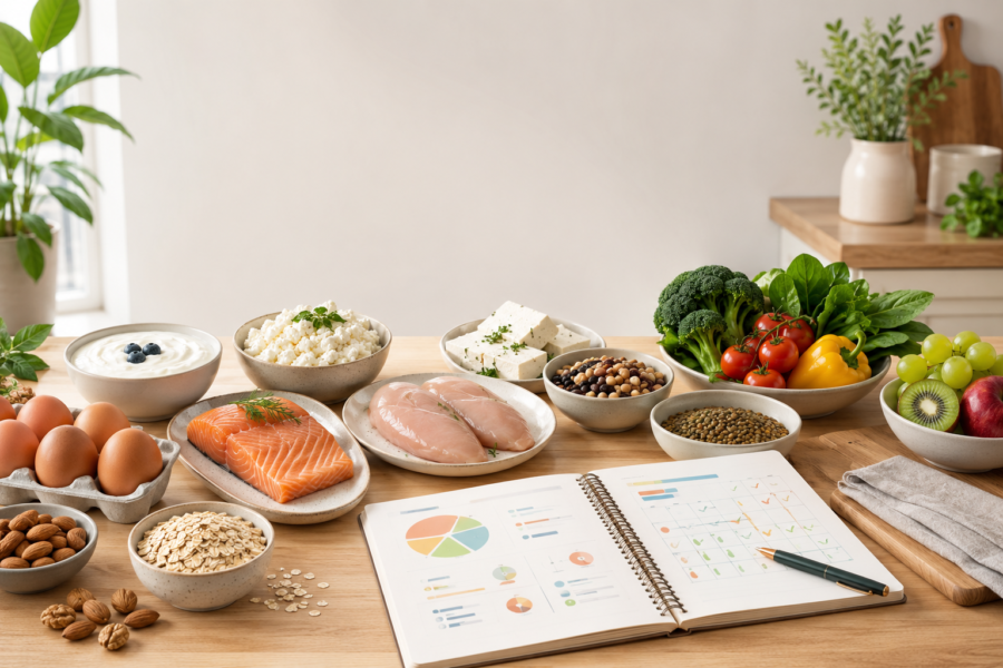 Cuánta proteína debo comer al día-tabla